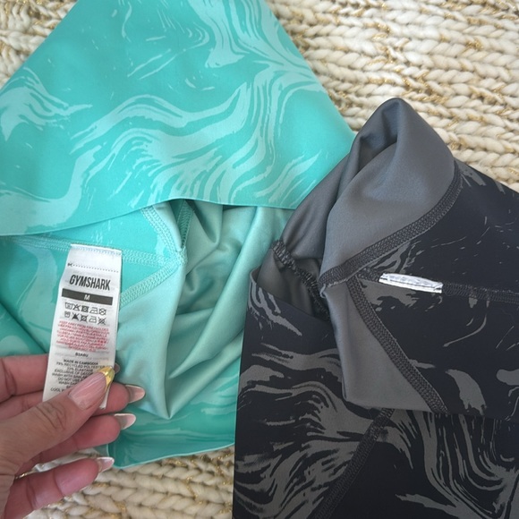 Two gymshark power compression shorts - Picture 3 of 4